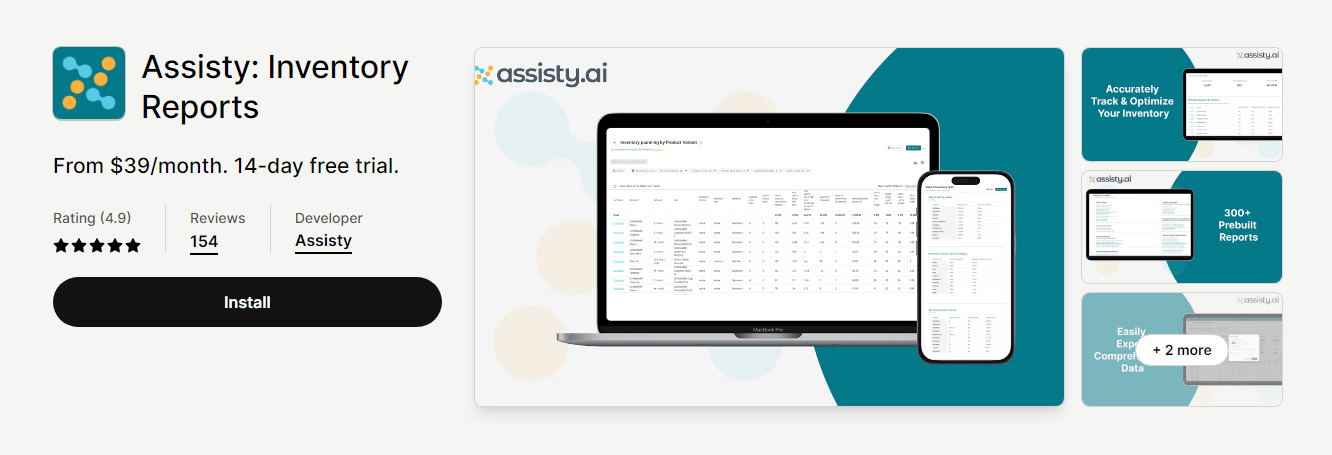 Inventory Sales Report Assisty